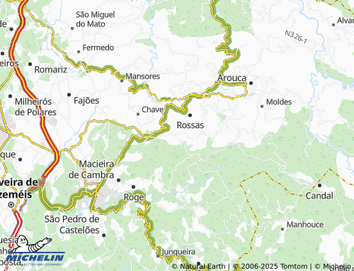 Carte MICHELIN Provisende de Cima - ViaMichelin