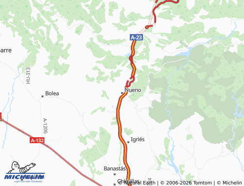 Kaart MICHELIN Nueno - ViaMichelin