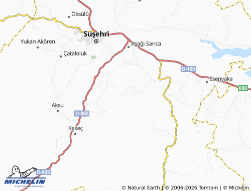 Mappa MICHELIN Kiziryurdu - ViaMichelin
