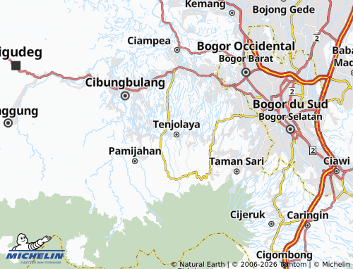 MICHELIN Tenjolaya map - ViaMichelin