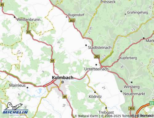MICHELIN-Landkarte Gumpersdorf - ViaMichelin