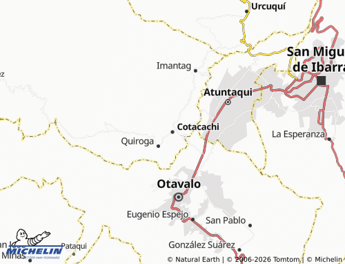 MICHELIN Cotacachi map - ViaMichelin