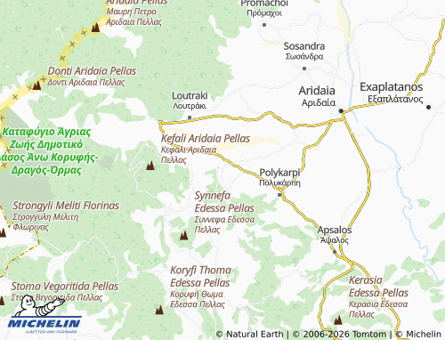 MICHELIN Megaplatanos map - ViaMichelin