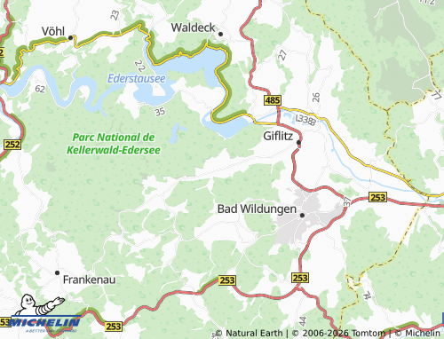 MICHELIN Kleinern map - ViaMichelin