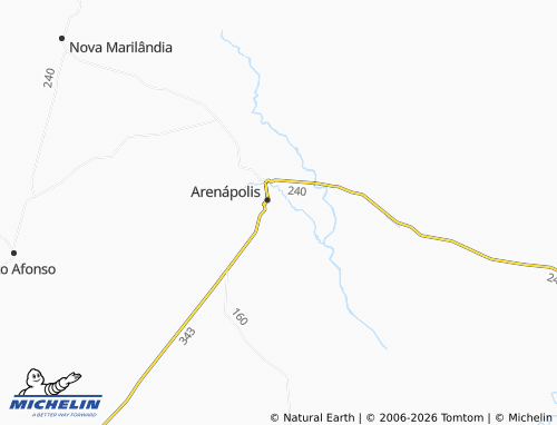 MICHELIN Primavera map - ViaMichelin