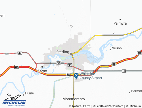Mappa MICHELIN Sterling - ViaMichelin