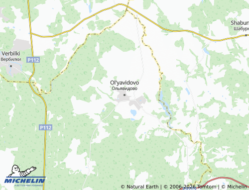 Carte MICHELIN Ol'yavidovo - ViaMichelin
