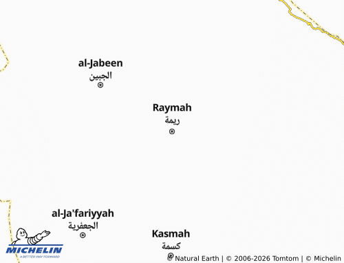 MICHELIN Raymah map - ViaMichelin