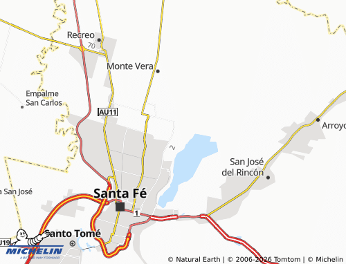 Mappa MICHELIN Paraje Chaco Chico - ViaMichelin