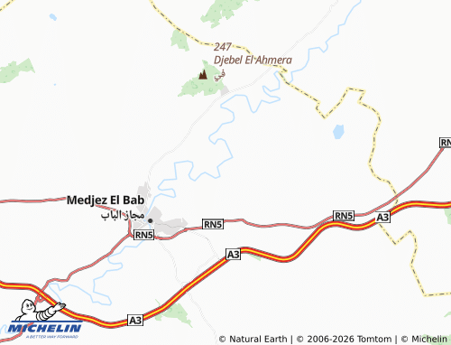 Carte MICHELIN Grich El Oued - ViaMichelin
