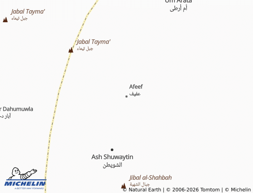 Mapa MICHELIN Afeef - ViaMichelin