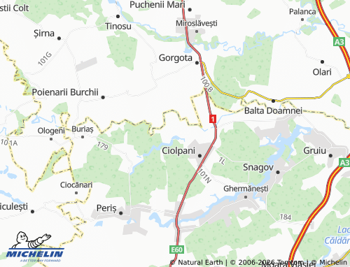 Mapa MICHELIN Piscu - ViaMichelin