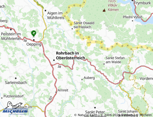 MICHELIN Haslach an der Mühl map - ViaMichelin