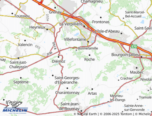 Kaart MICHELIN Le Pillard - ViaMichelin