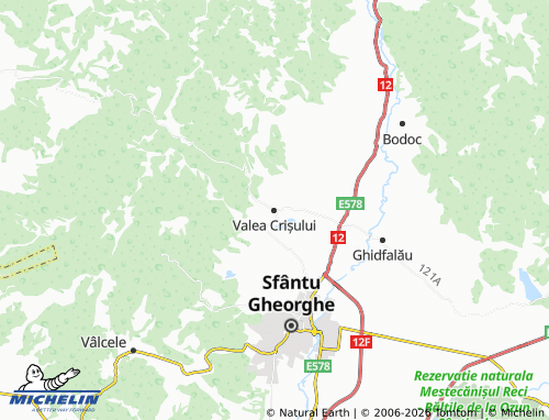 MICHELIN Valea Crișului map - ViaMichelin