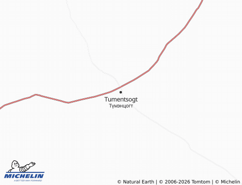 MICHELIN-Landkarte Tumentsogt - ViaMichelin