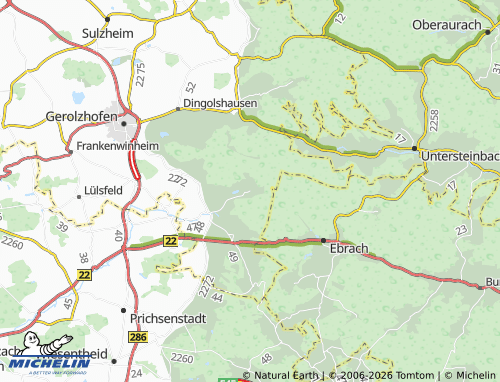 Mappa MICHELIN Handthal - ViaMichelin