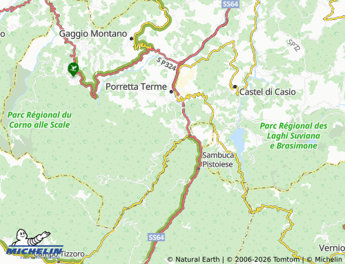 Mappa MICHELIN Borgo Capanne - ViaMichelin