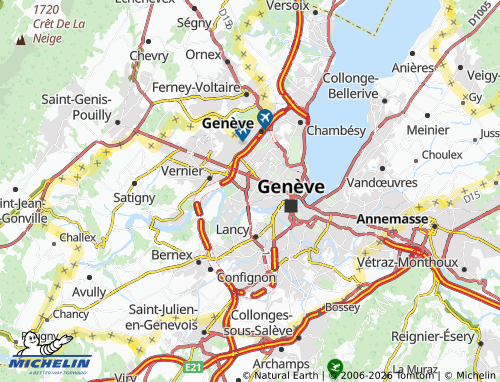 Carte MICHELIN Châtelaine - ViaMichelin