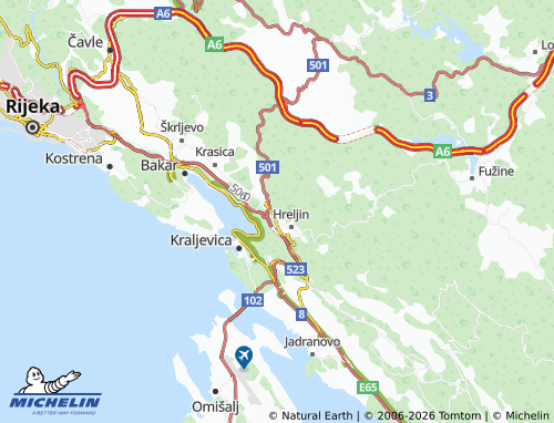 Mapa MICHELIN Meja Gaj - ViaMichelin