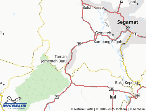 MICHELIN Taman Jementah Jaya map - ViaMichelin