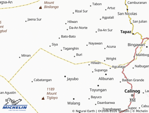MICHELIN Buri map - ViaMichelin