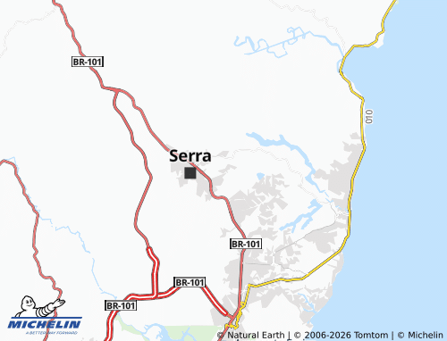 MICHELIN Planalto Serrano map - ViaMichelin