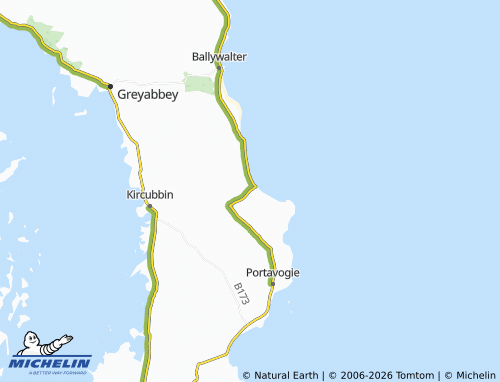 MICHELIN Ballyhalbert map - ViaMichelin