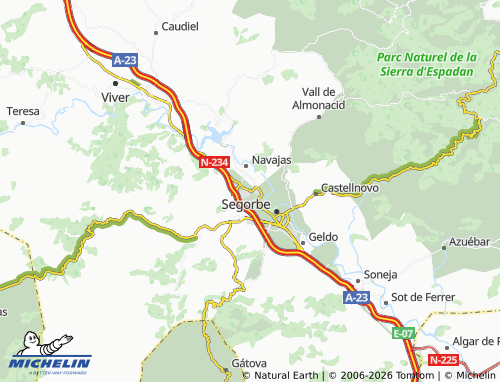 MICHELIN-Landkarte Cuenca - ViaMichelin