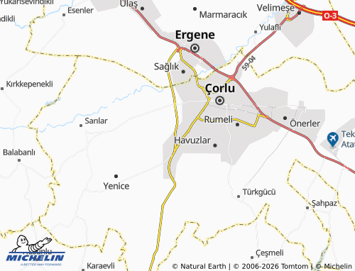 Mappa MICHELIN Hatıp - ViaMichelin