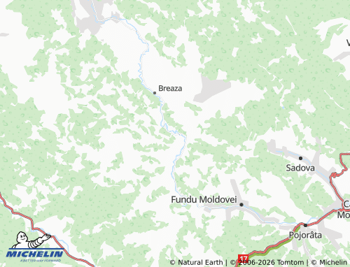 Carte MICHELIN Braniștea - ViaMichelin