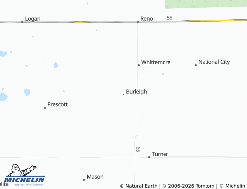Mappa MICHELIN Burleigh - ViaMichelin