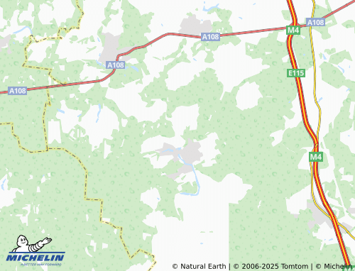MICHELIN Gryzlovo map - ViaMichelin