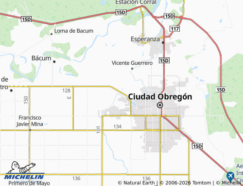Carte MICHELIN Ciudad del Cielo - ViaMichelin