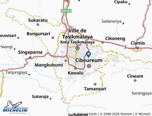 Carte MICHELIN Cihideung - ViaMichelin