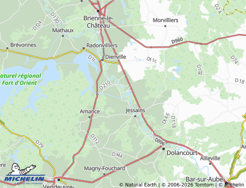 MICHELIN Juvanzé map - ViaMichelin