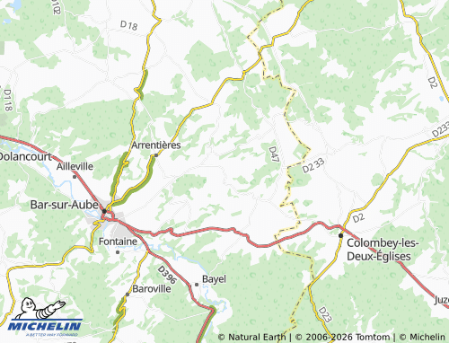 Mappa MICHELIN Colombé-le-Sec - ViaMichelin