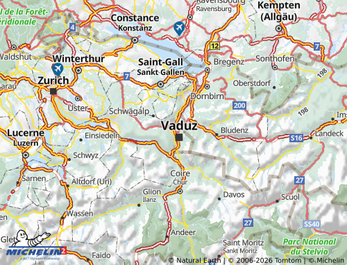 Mappa MICHELIN Werdenberg - ViaMichelin
