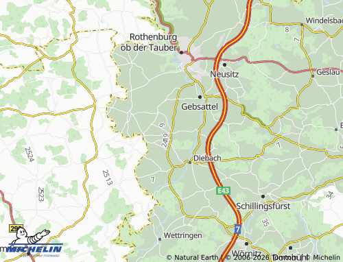Mapa MICHELIN Lohr - ViaMichelin