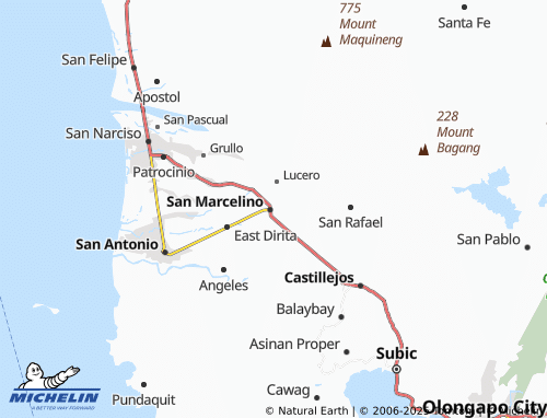 MICHELIN-Landkarte San Guillermo - ViaMichelin