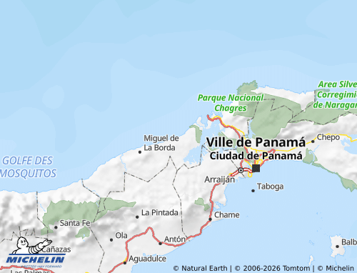 Mapa MICHELIN Chagres - ViaMichelin