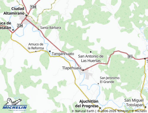 Mapa MICHELIN Zócalo - ViaMichelin