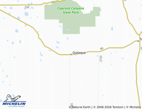 Mapa MICHELIN Quitaque - ViaMichelin
