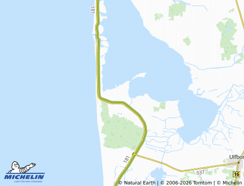 Mappa MICHELIN Nørre Fjand - ViaMichelin