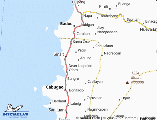MICHELIN Aguing map - ViaMichelin
