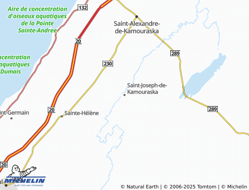 MICHELIN Saint-Joseph-de-Kamouraska map - ViaMichelin