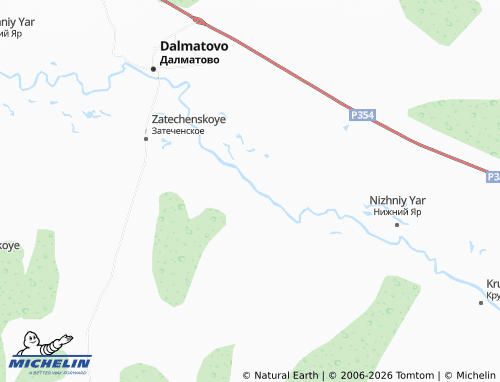 MICHELIN-Landkarte Krasnoisetskoye - ViaMichelin