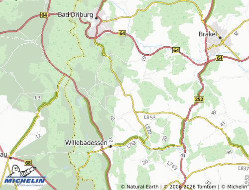 MICHELIN Dringenberg map - ViaMichelin