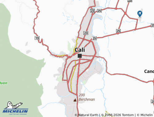 MICHELIN Sucre map - ViaMichelin