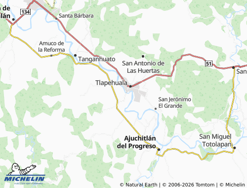 Mappa MICHELIN Progreso - ViaMichelin